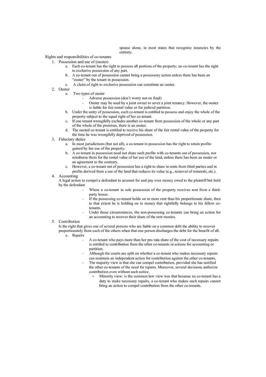Concurrent Estates Outline - Page 3
