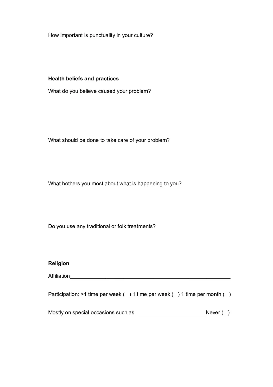 Health History Interview - Page 7