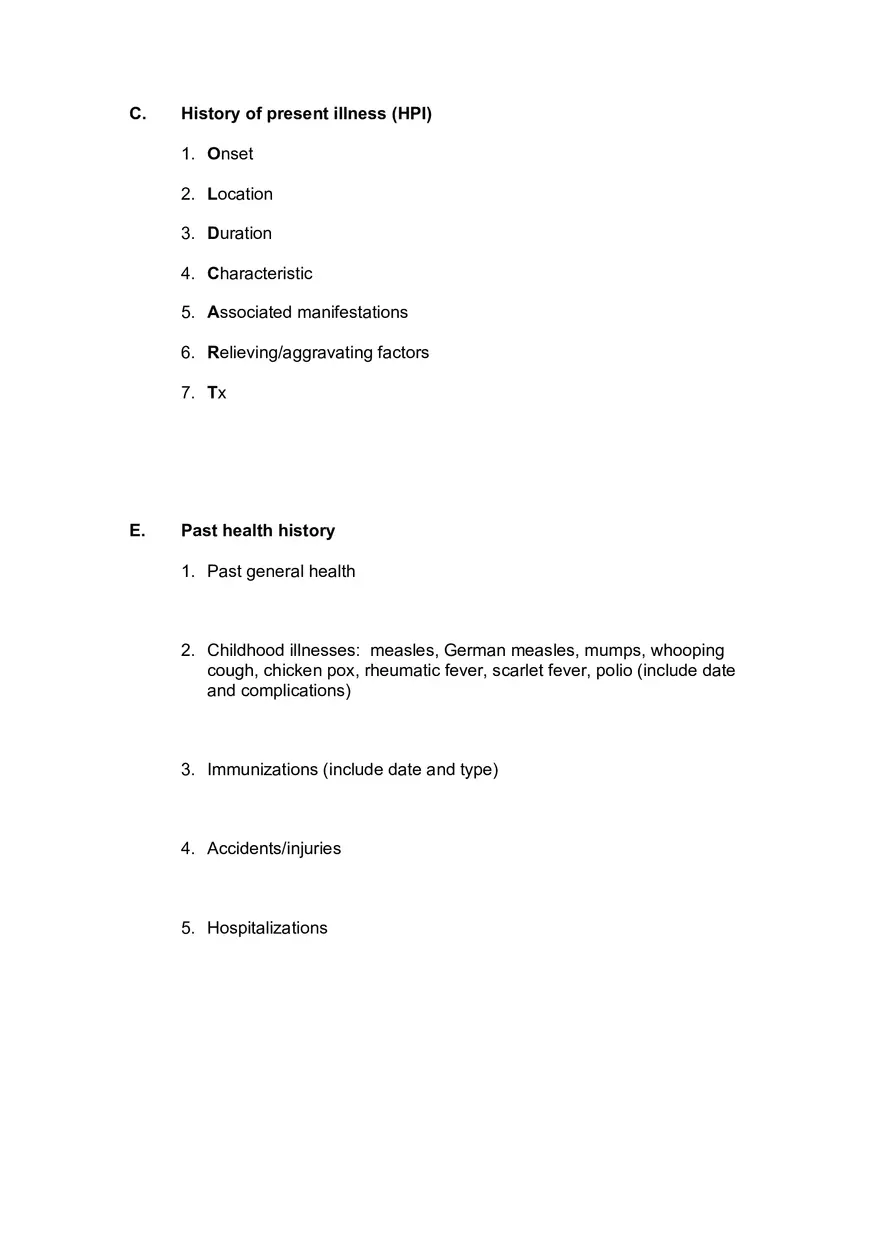 Health History Interview - Page 14