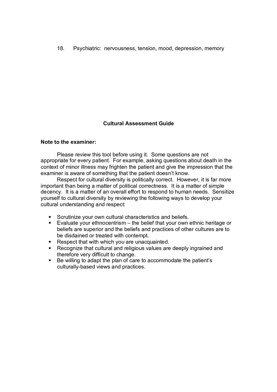 Health History Interview - Page 5