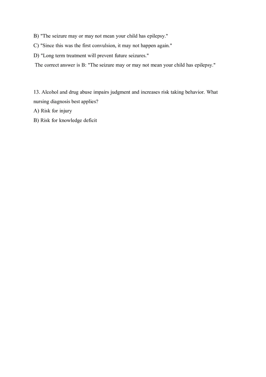 HESI EXIT V4 160 Questions and Answers Part 1 - Page 6