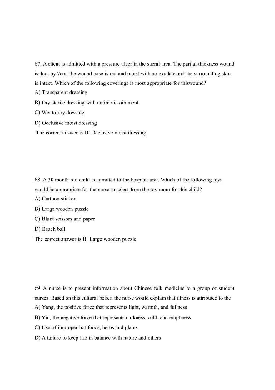 HESI EXIT V4 160 Questions and Answers Part 4 - Page 1