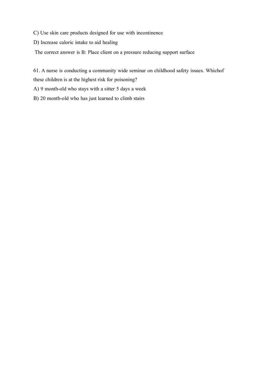 HESI EXIT V4 160 Questions and Answers Part 3 - Page 8