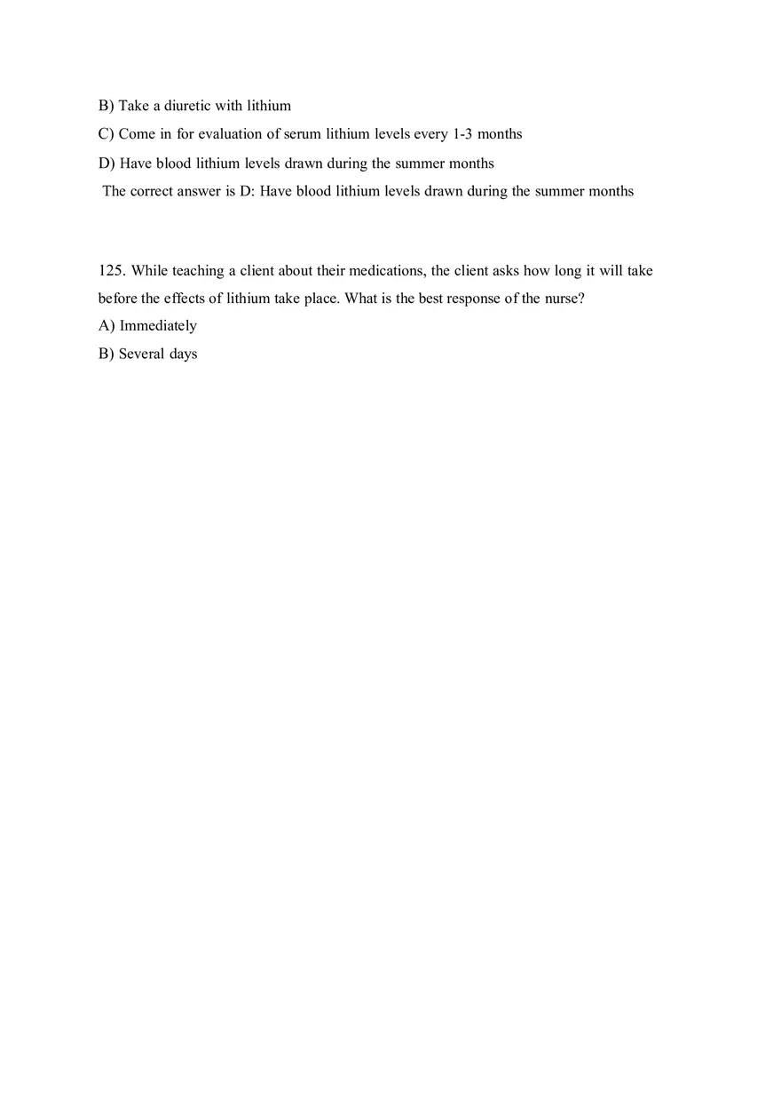HESI EXIT V4 160 Questions and Answers Part 6 - Page 8