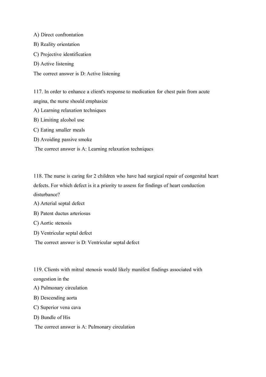 HESI EXIT V4 160 Questions and Answers Part 6 - Page 5