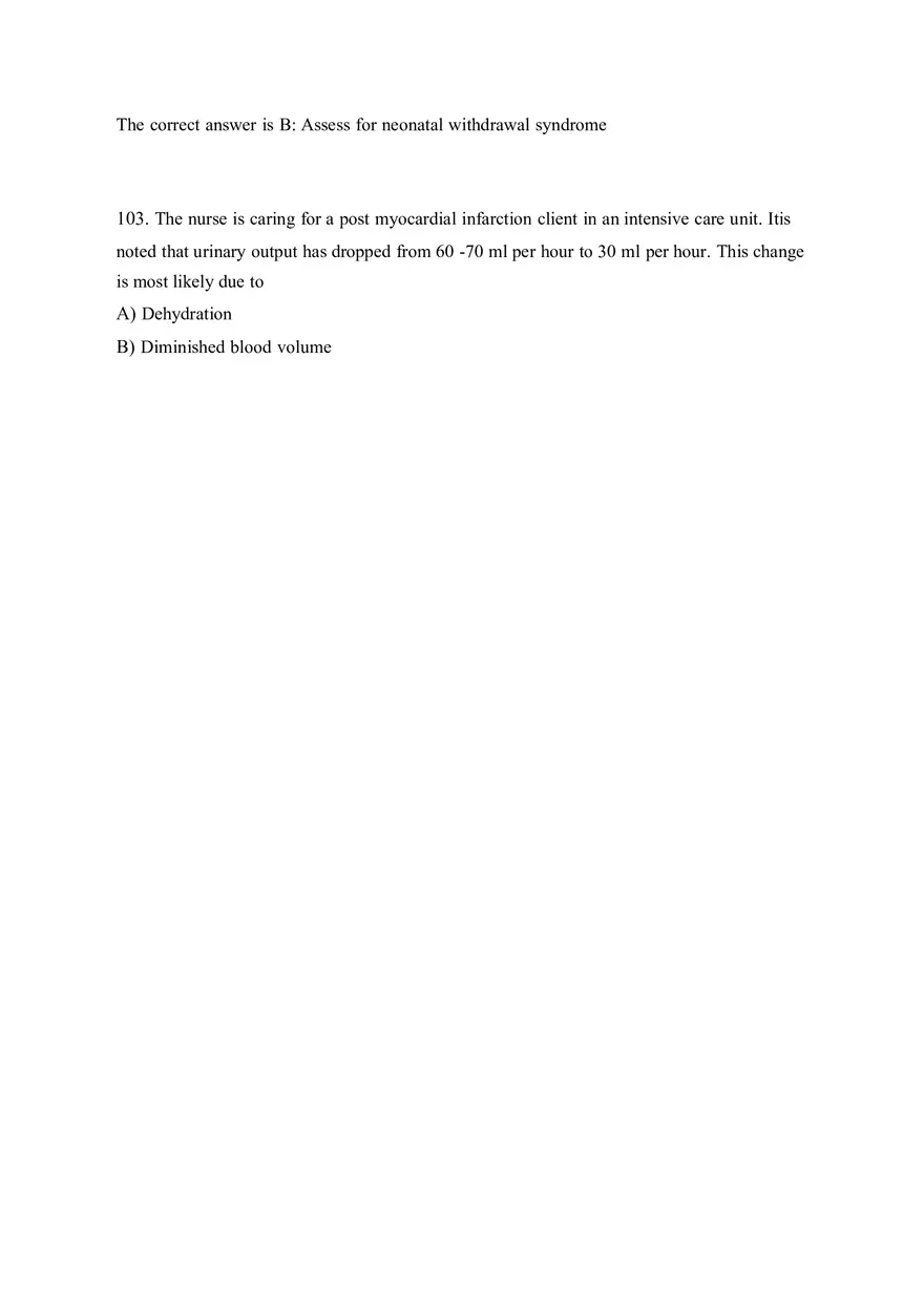 HESI EXIT V4 160 Questions and Answers Part 5 - Page 8