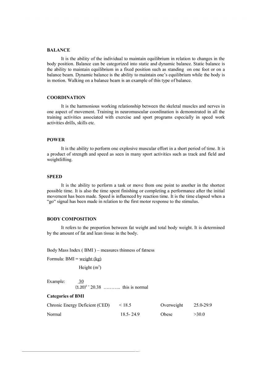Introduction to Physical Education Chapters 1, 2 - Page 7
