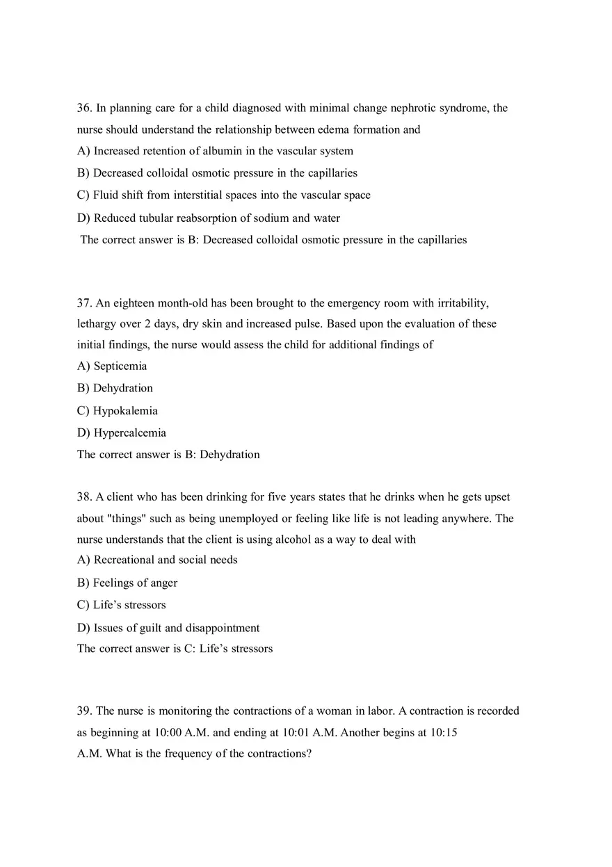 HESI EXIT V4 160 Questions and Answers Part 2 - Page 7