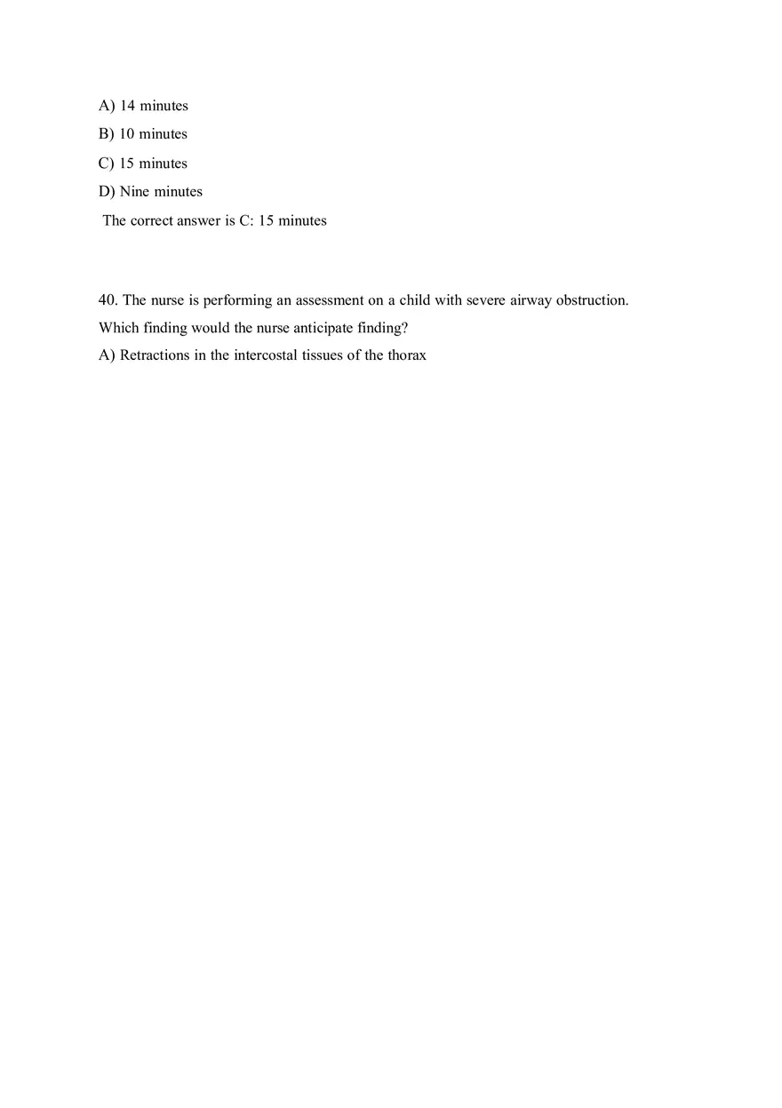 HESI EXIT V4 160 Questions and Answers Part 2 - Page 8