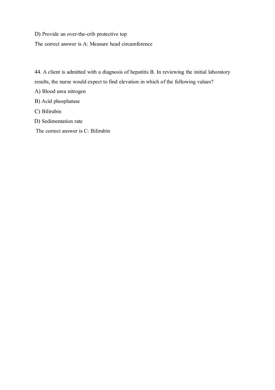 HESI EXIT V4 160 Questions and Answers Part 2 - Page 10