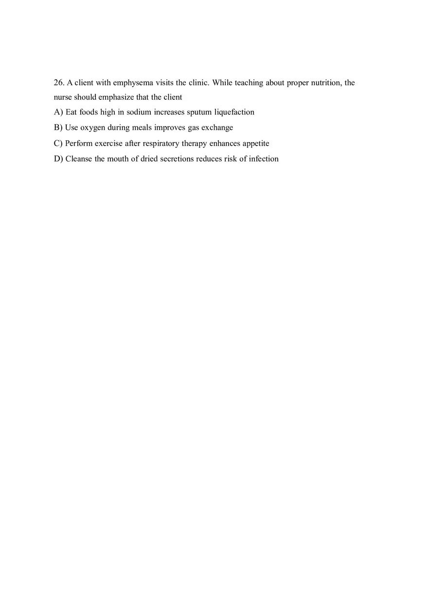 HESI EXIT V4 160 Questions and Answers Part 2 - Page 2