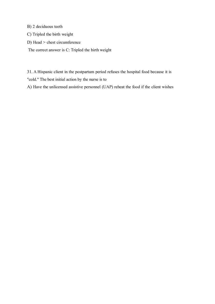 HESI EXIT V4 160 Questions and Answers Part 2 - Page 4