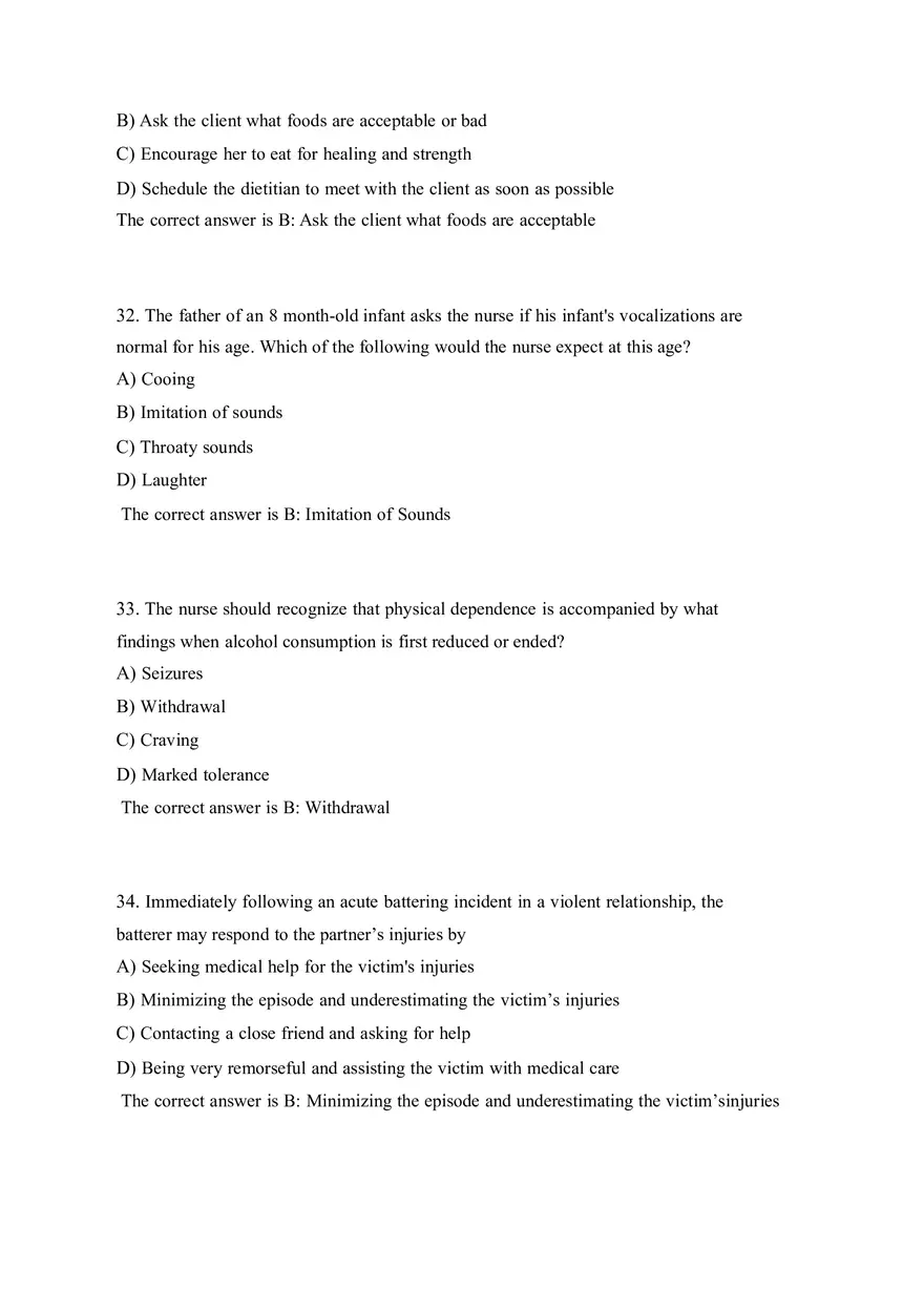 HESI EXIT V4 160 Questions and Answers Part 2 - Page 5