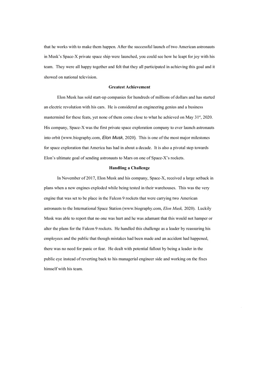 Contemporary Business Leader - Report - Page 2