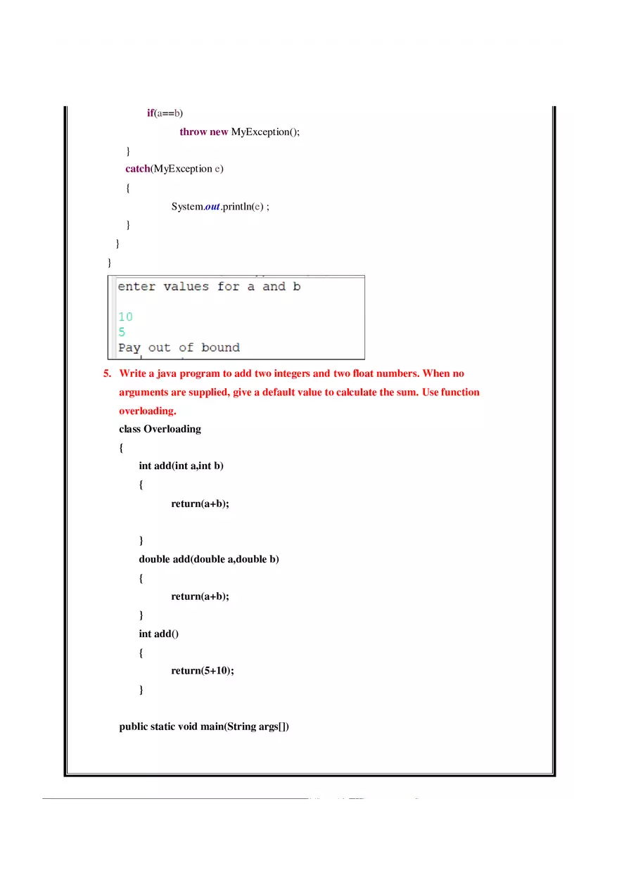 Java manual - Java Practicals Part 1 - Page 8