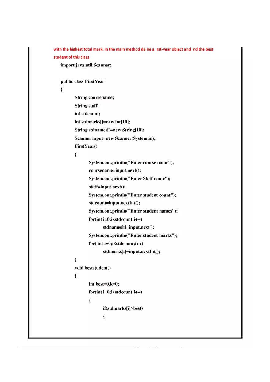 Java manual - Java Practicals Part 1 - Page 14