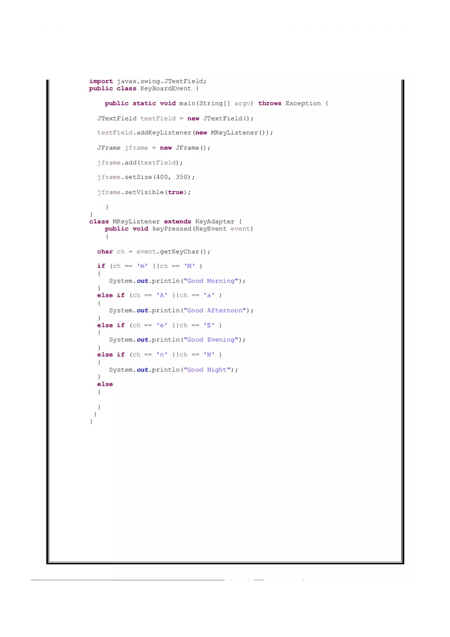 Java manual - Java Practicals Part 2 - Page 9