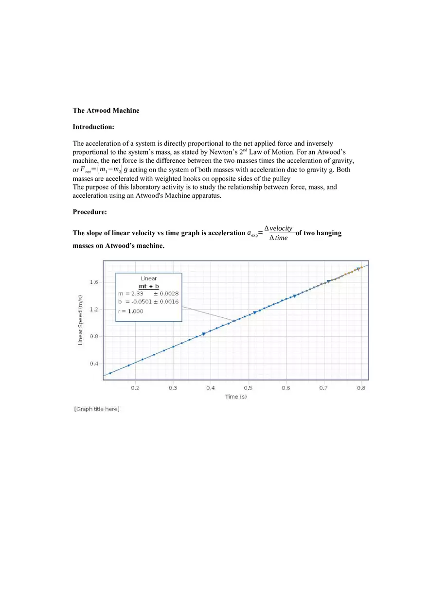 Lab 5 - The Atwood Machine - Page 1