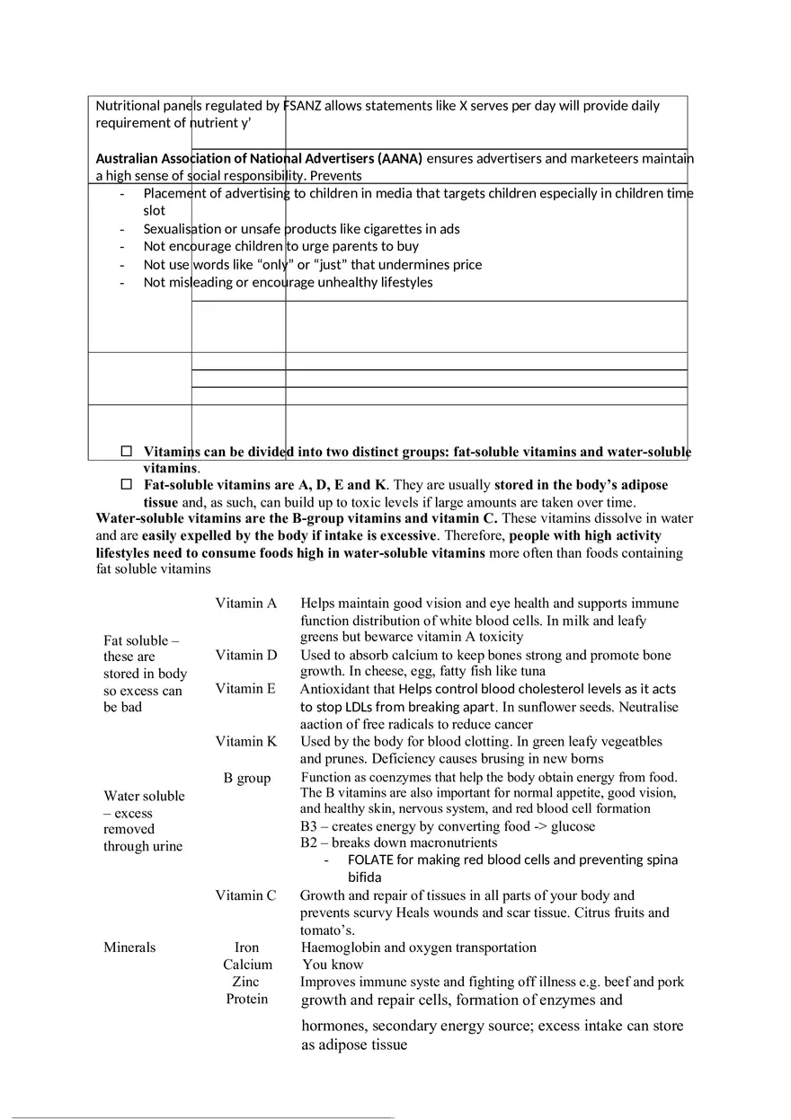 Contemporary Nutrition Issues Notes - Page 9