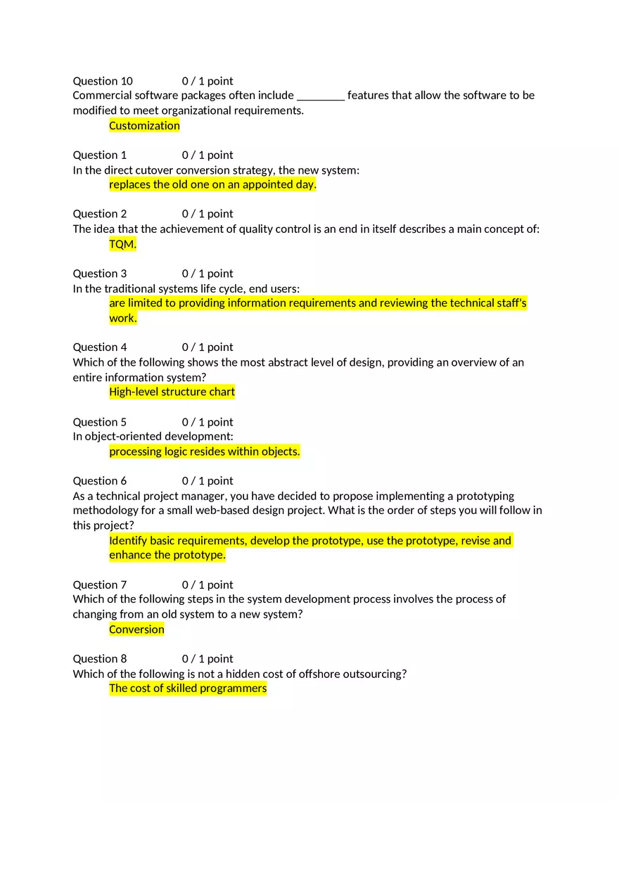 Systems Analysis Test - Page 2