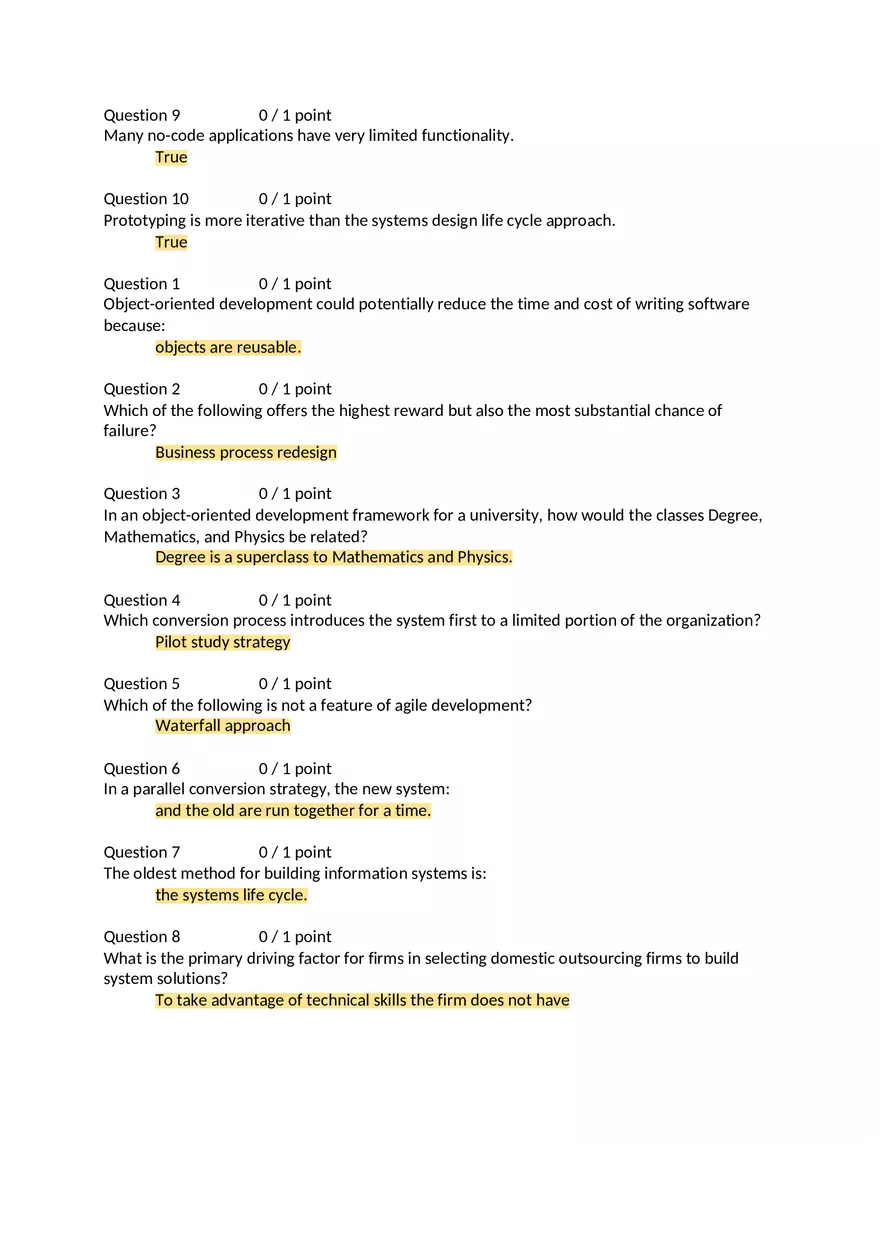 Systems Analysis Test - Page 3