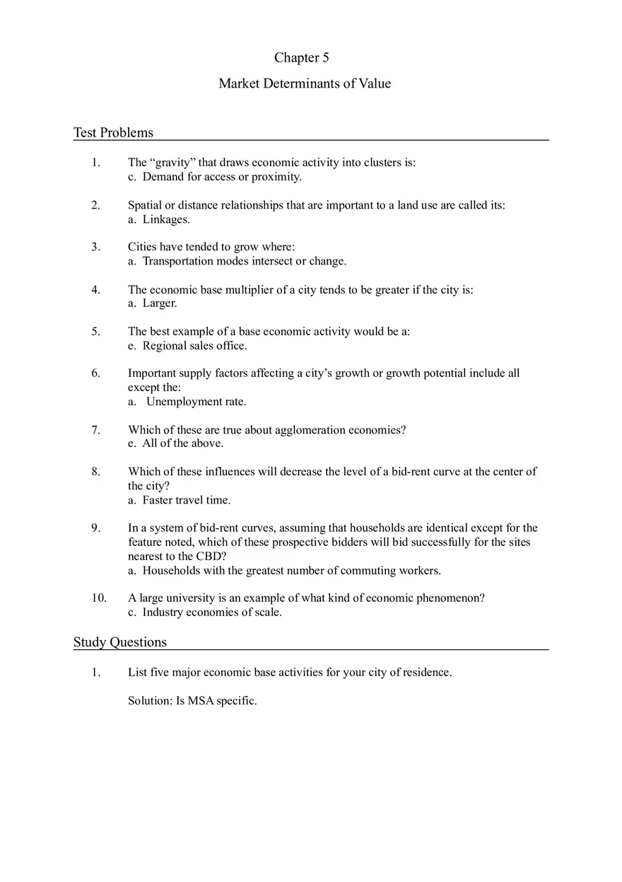 Real Estate Chapters 5-7 - Page 1