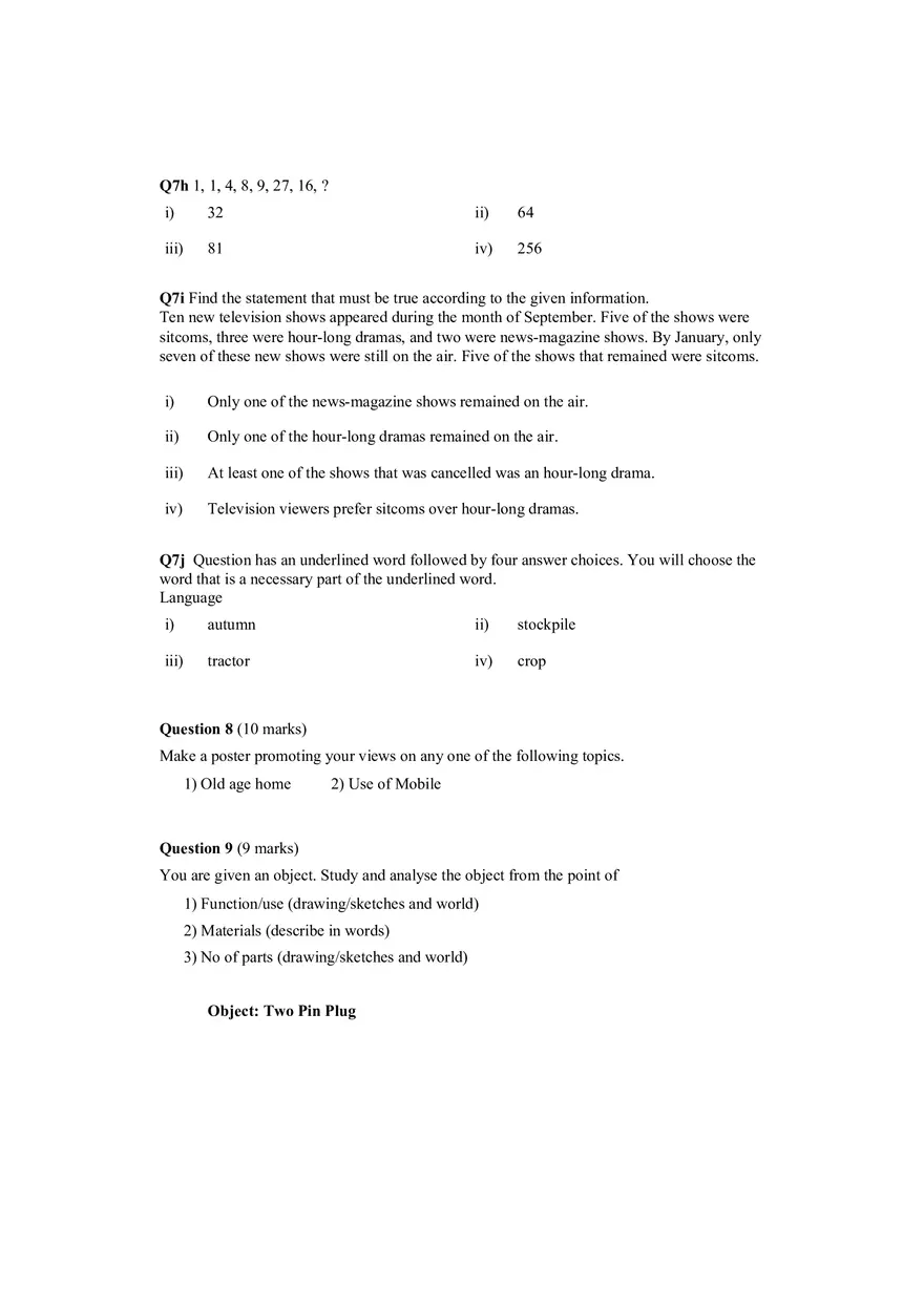 General Knowledge Multiple Choice Questions - Set 1 - Page 6