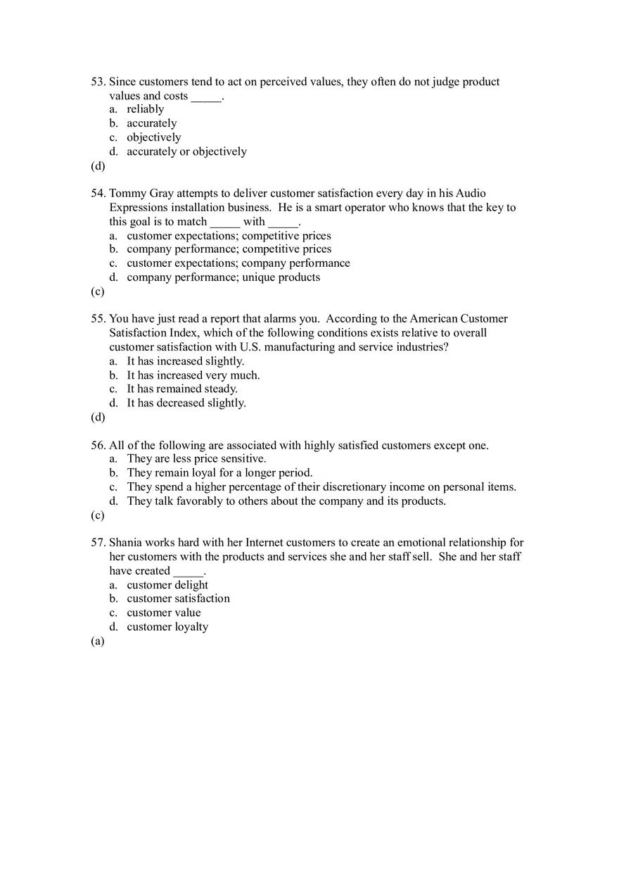 Managing Profitable Customer Relationships Part 1 - Page 3