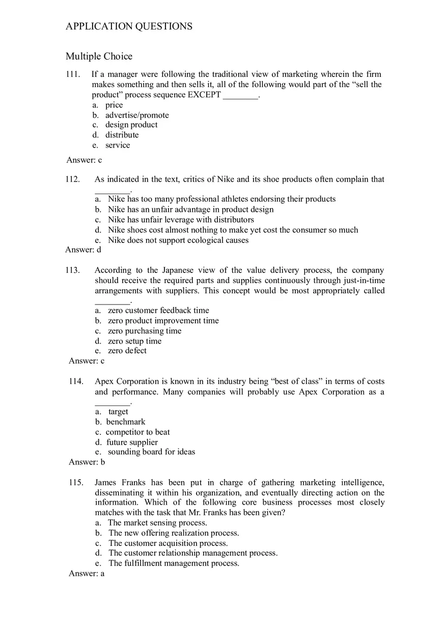 Developing Marketing Strategies and Plans Part 3 - Page 1