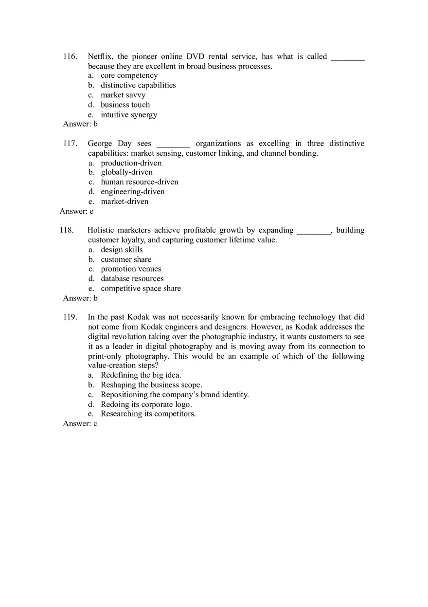 Developing Marketing Strategies and Plans Part 3 - Page 2