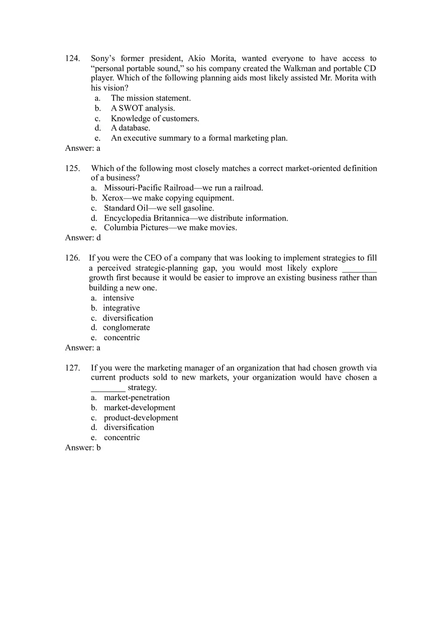 Developing Marketing Strategies and Plans Part 3 - Page 4