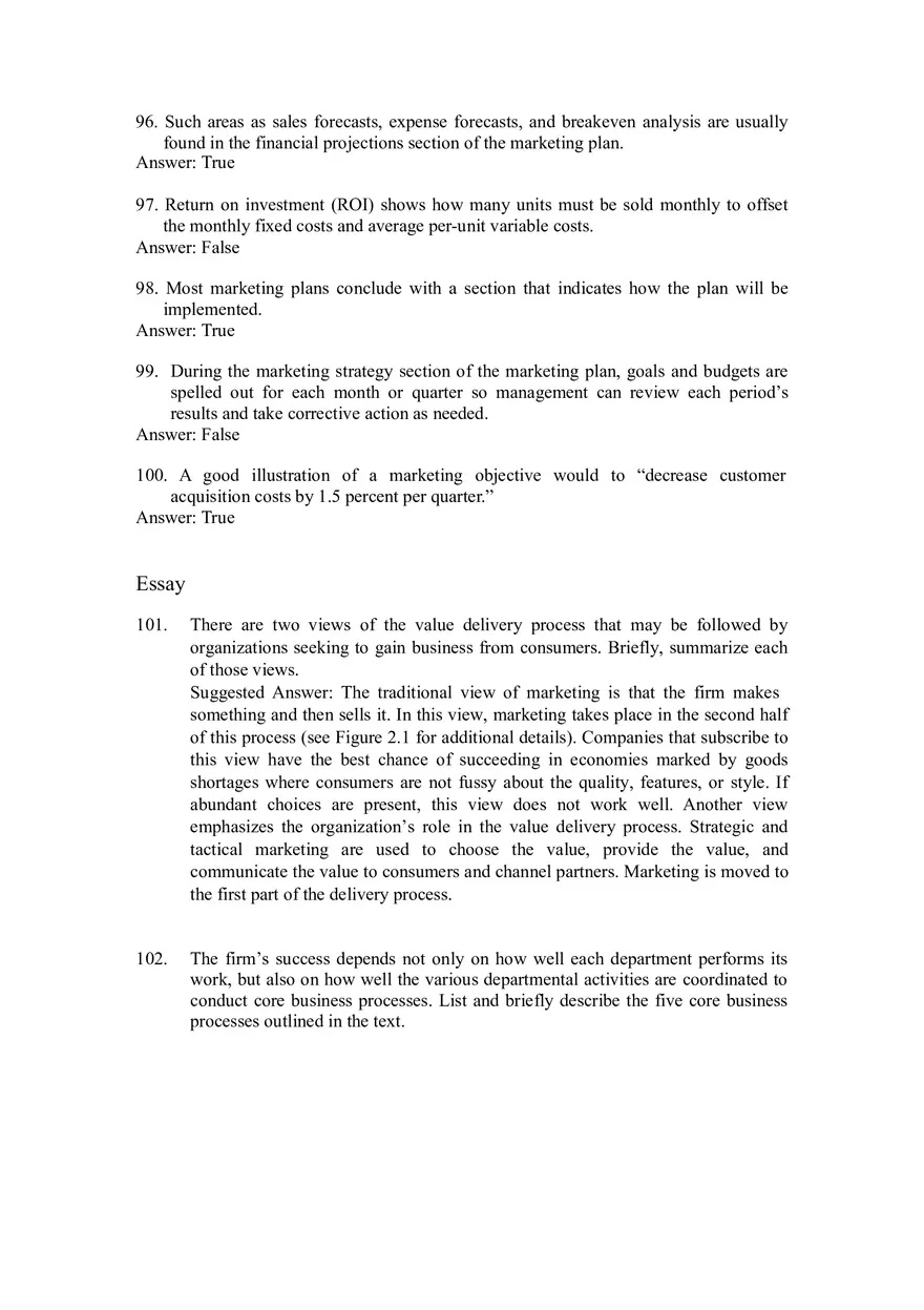 Developing Marketing Strategies and Plans Part 2 - Page 7