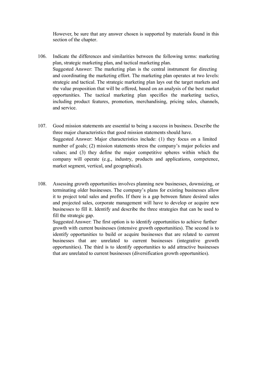 Developing Marketing Strategies and Plans Part 2 - Page 9