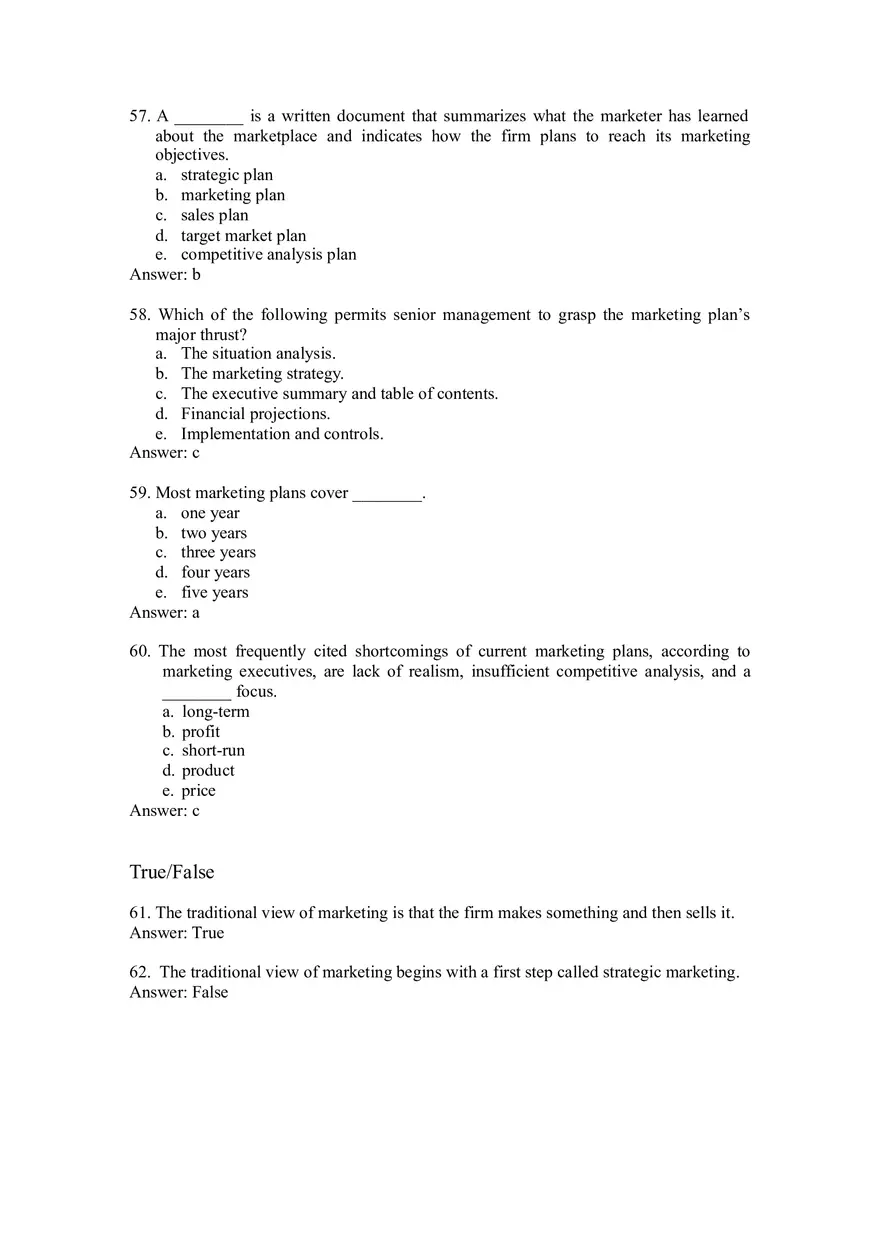 Developing Marketing Strategies and Plans Part 2 - Page 3