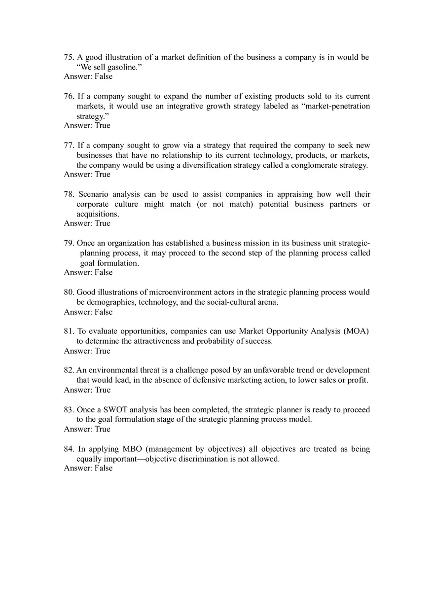 Developing Marketing Strategies and Plans Part 2 - Page 5