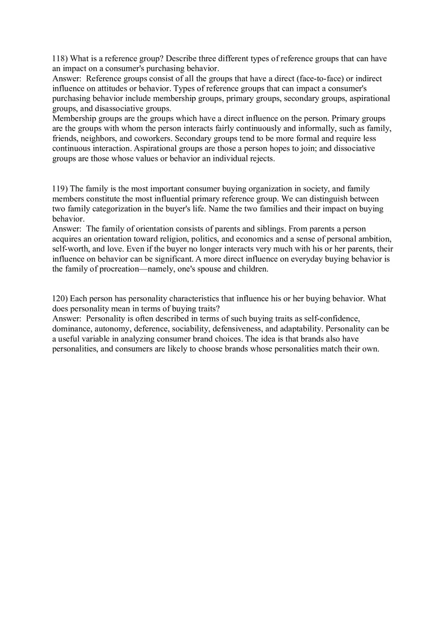 Analyzing Consumer Markets Part 3 - Page 8
