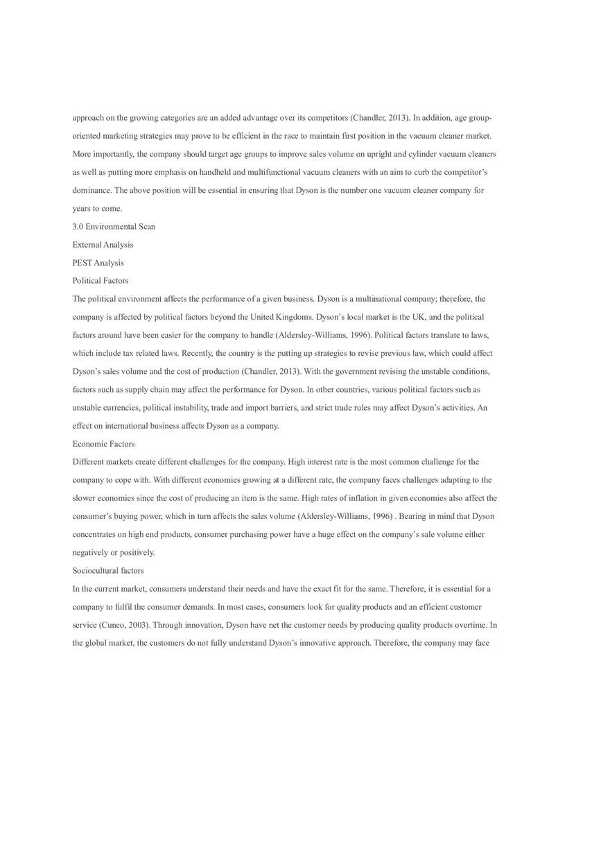Dyson Market Plan - Page 9