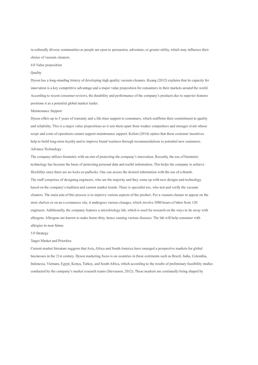 Dyson Market Plan - Page 13