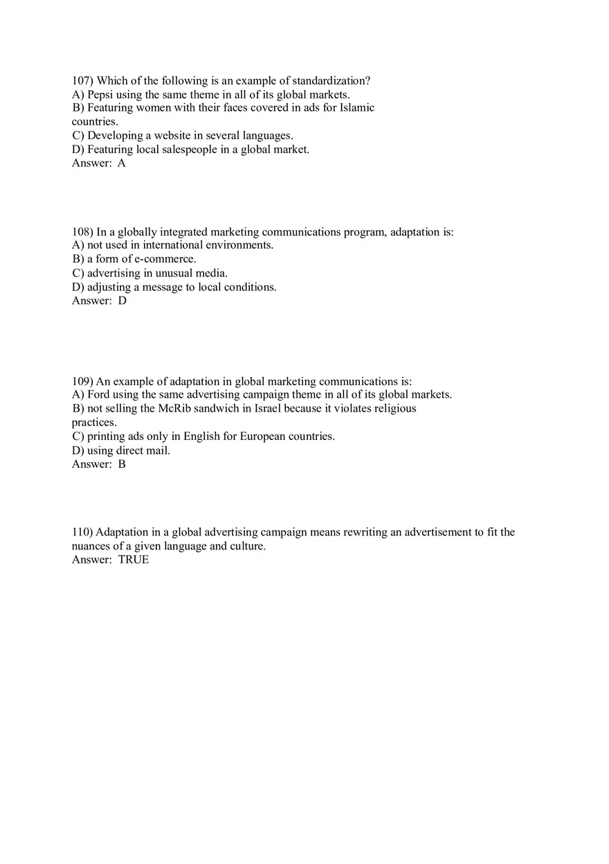 Integrated Marketing Communications 57-114 Answers - Page 4