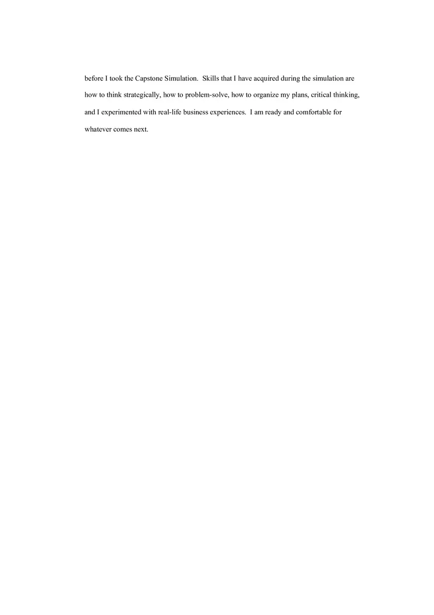 Final Project Company Performance Summary - Page 8
