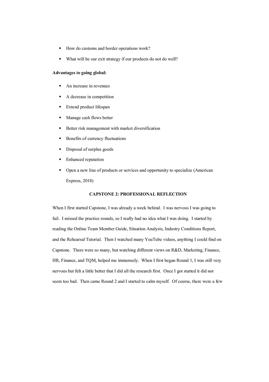 Final Project Company Performance Summary - Page 6