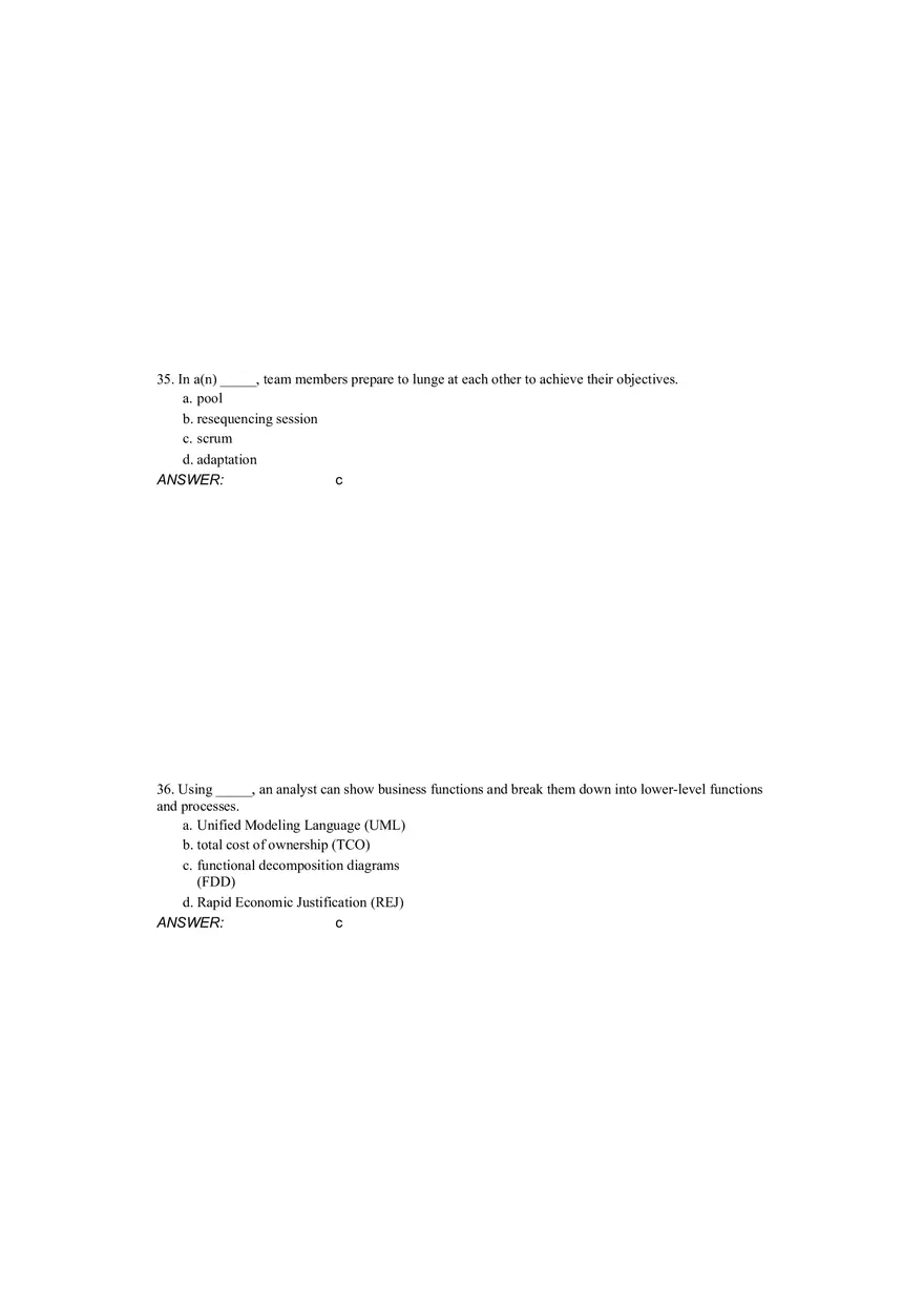 Chapter 04 Requirements Engineering Answer Key 1 - Page 5