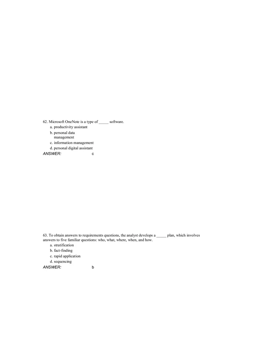 Chapter 04 Requirements Engineering Answer Key 2 - Page 7