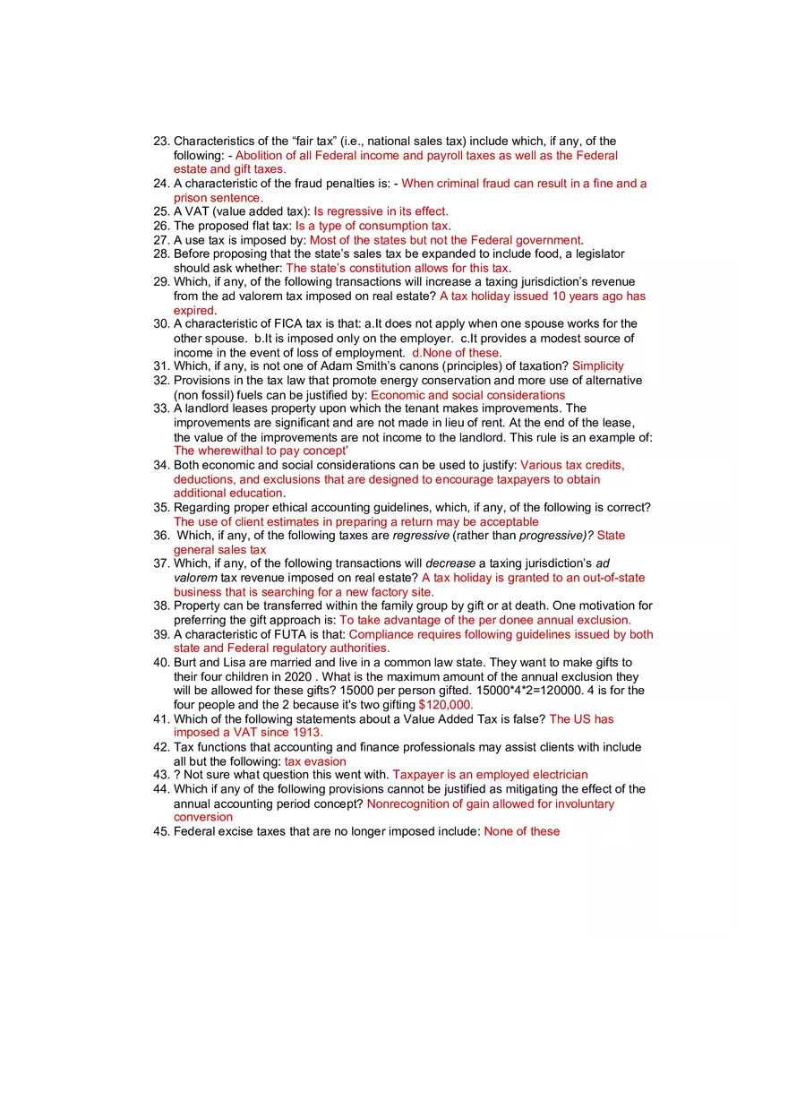 Individual Income Taxation Answers - Page 2