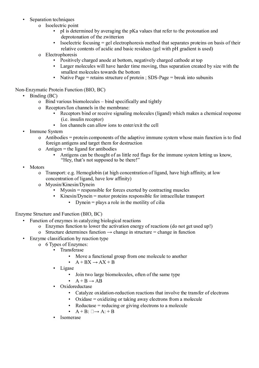 Structure and Function of Proteins - Page 3