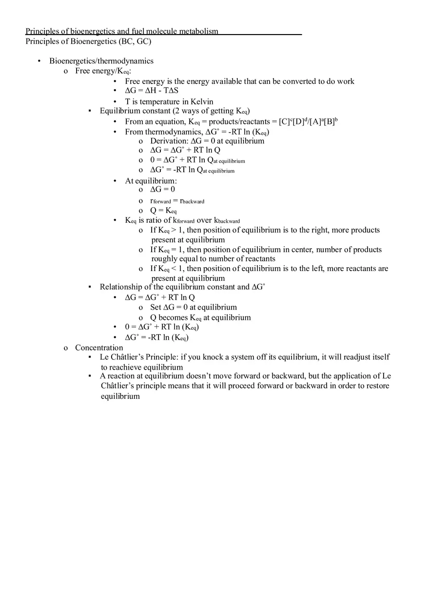 Principles of Bioenergetics - Page 1