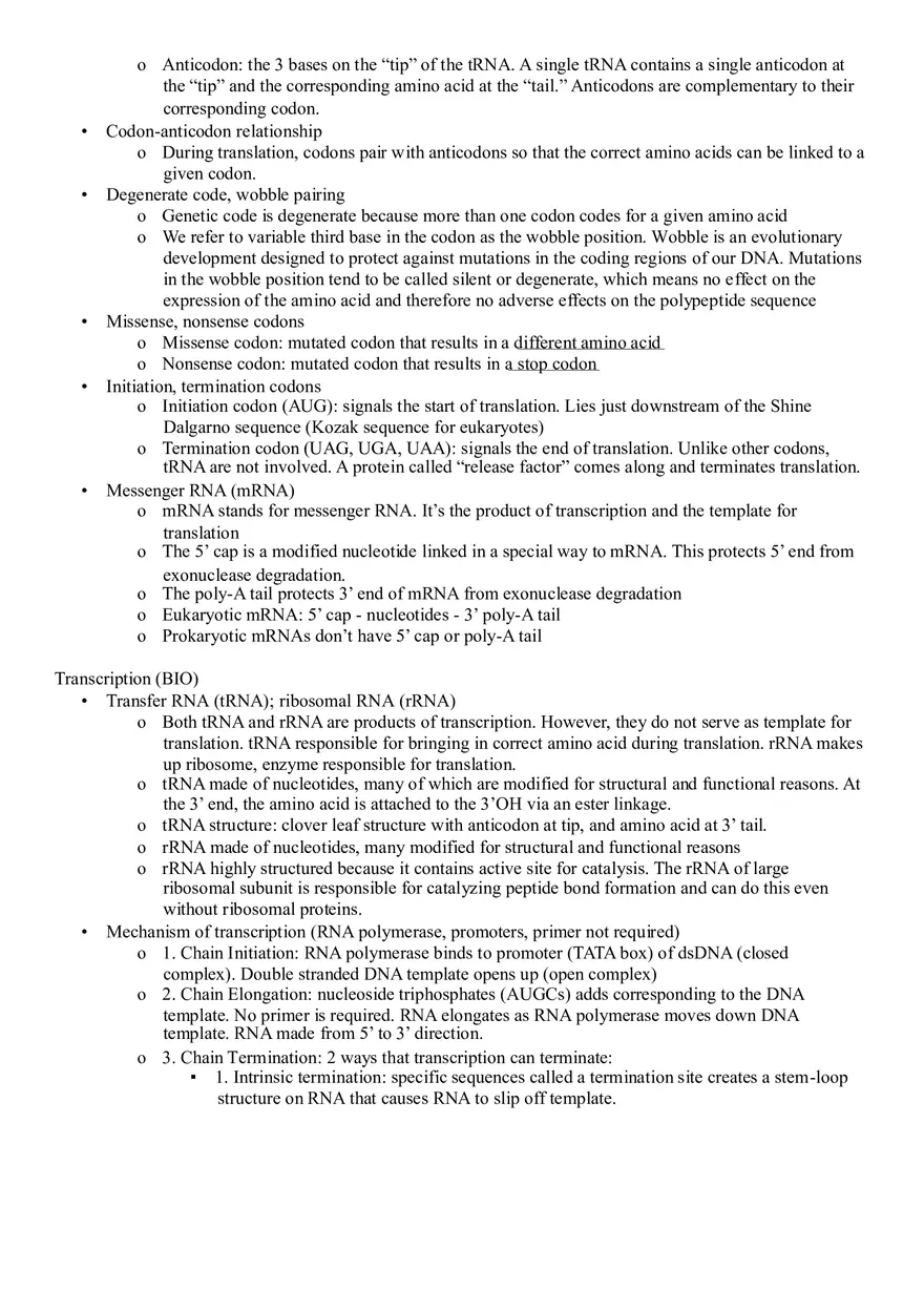 Transmission of Genetic Information - Page 6