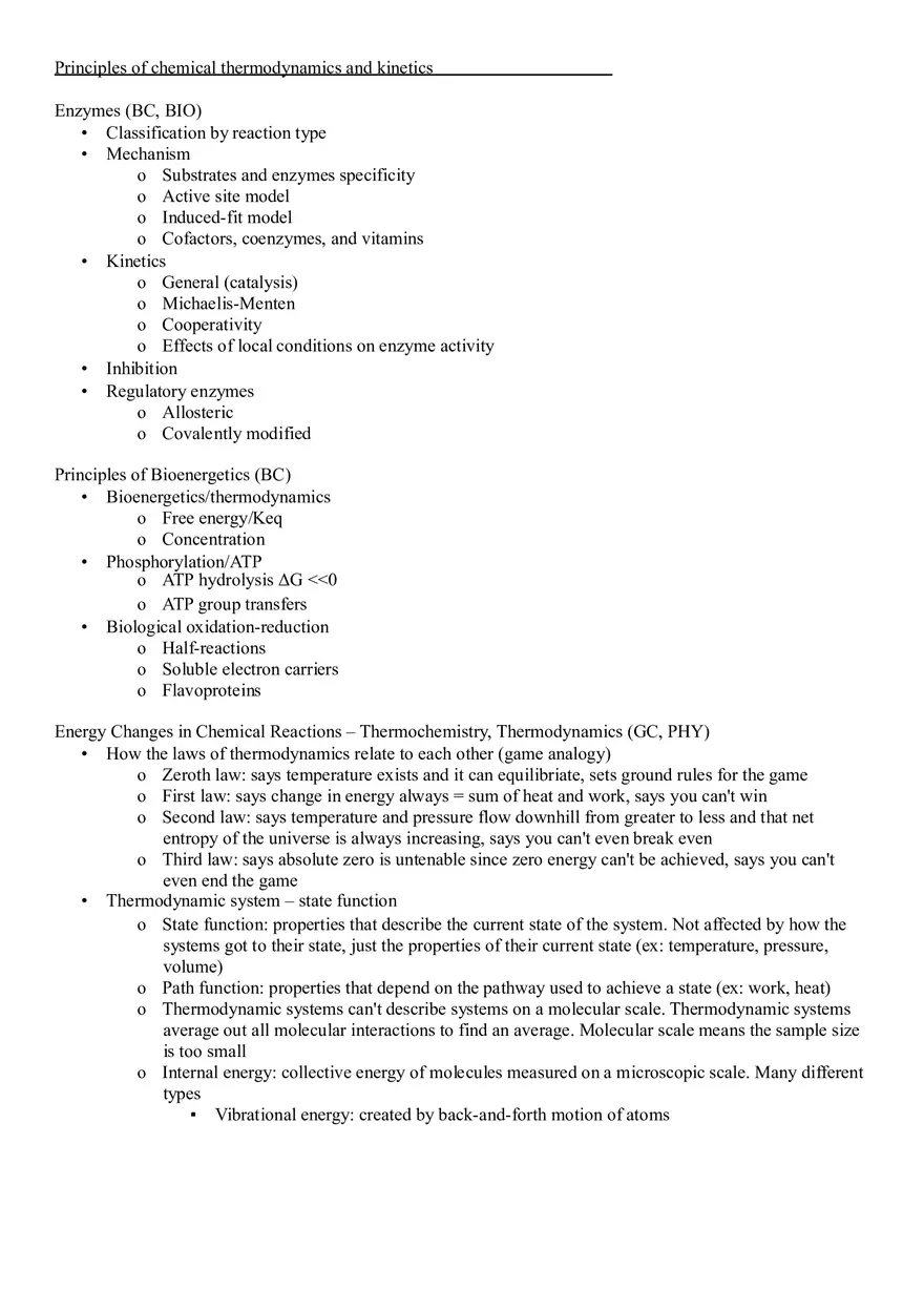 Enzymes - Page 1