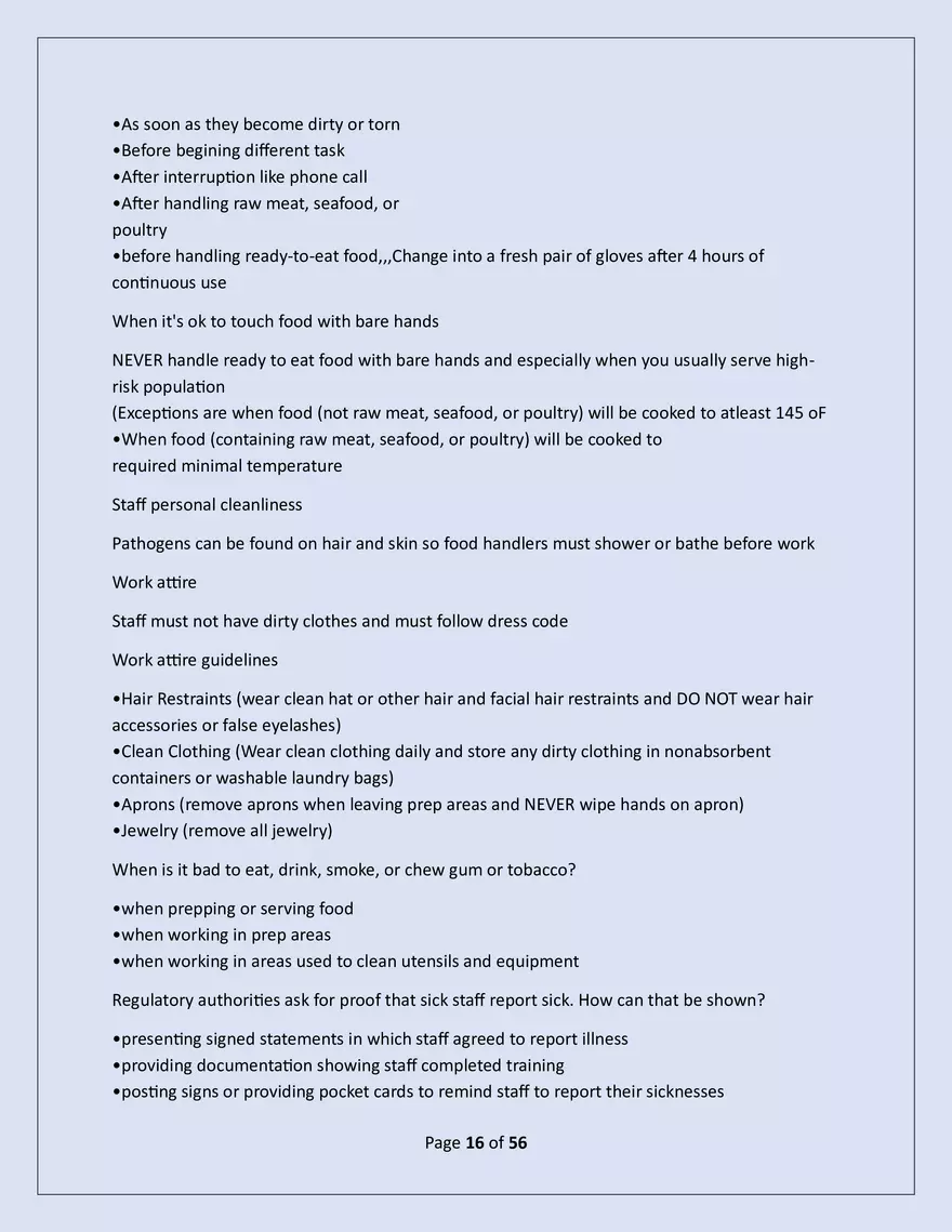 Serusafe Manager Exam 2025 - Page 8