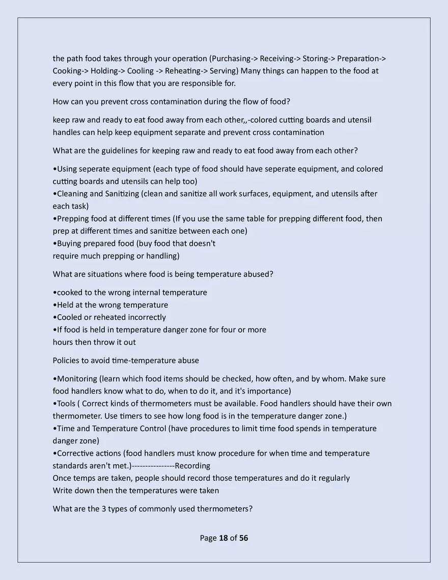 Serusafe Manager Exam 2025 - Page 10